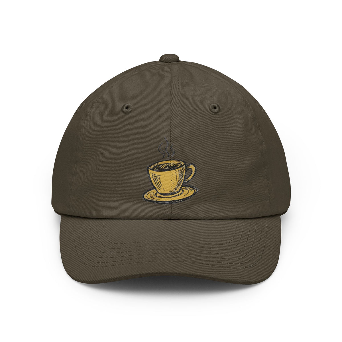 Color: Olive | Happy Coffee Dad Hat