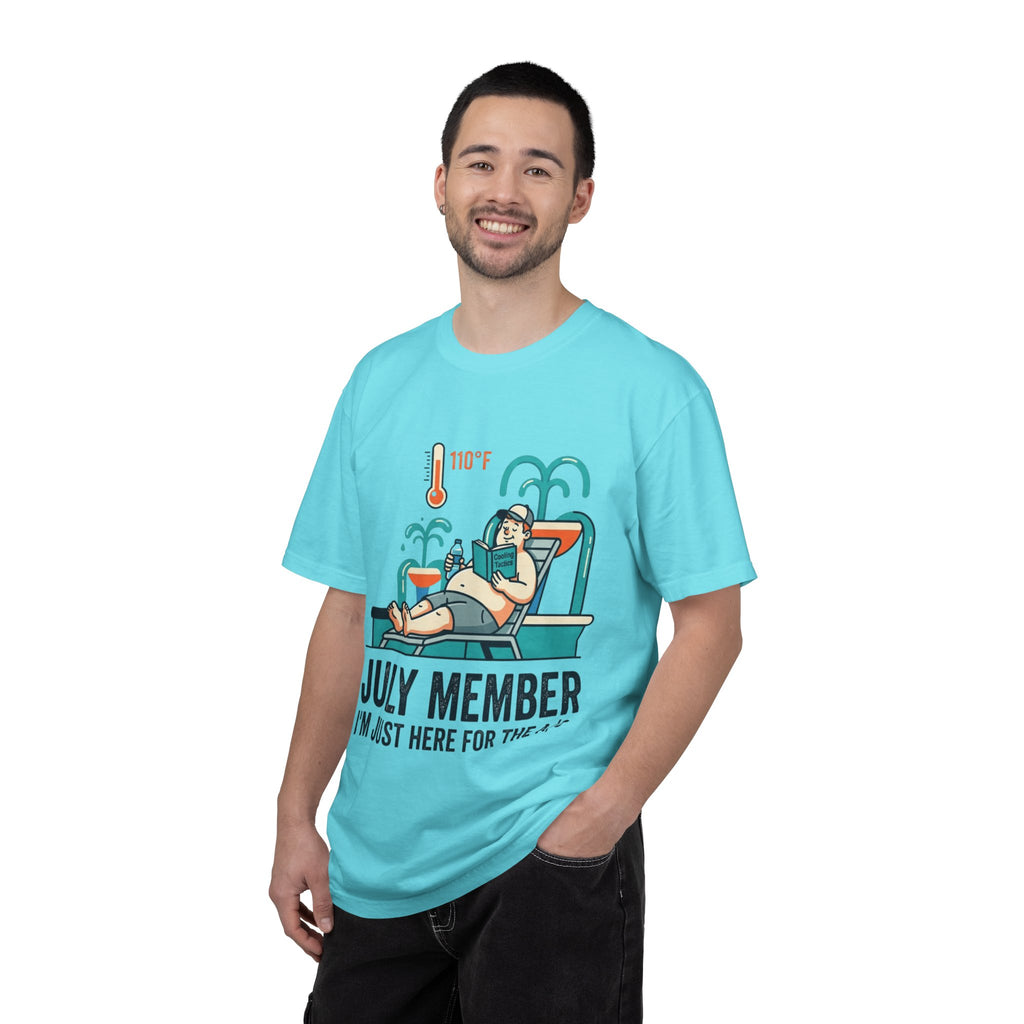 "July Member" Unisex Garment-Dyed Tee