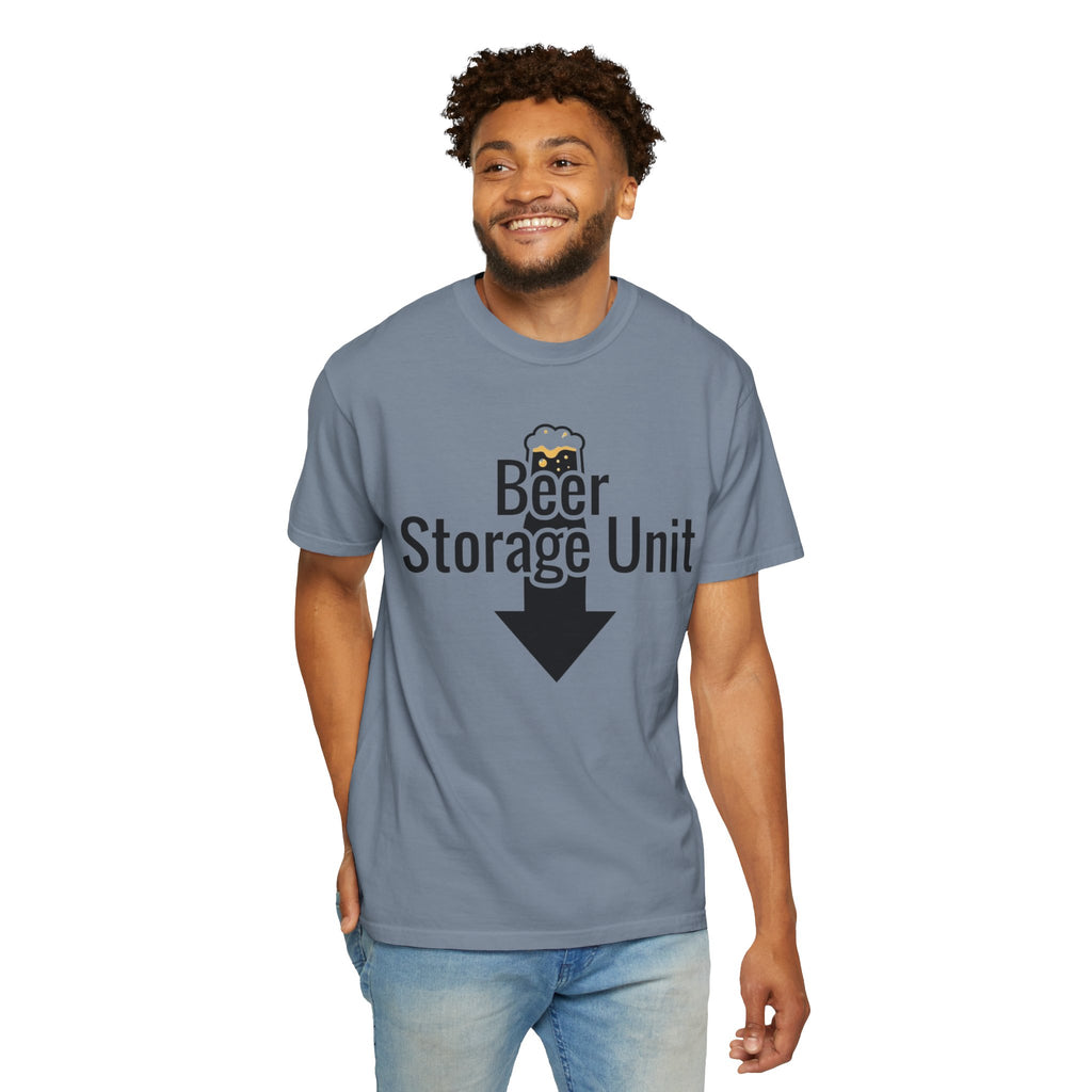 "Beer Storage Unit 2" Unisex Garment-Dyed T-shirt