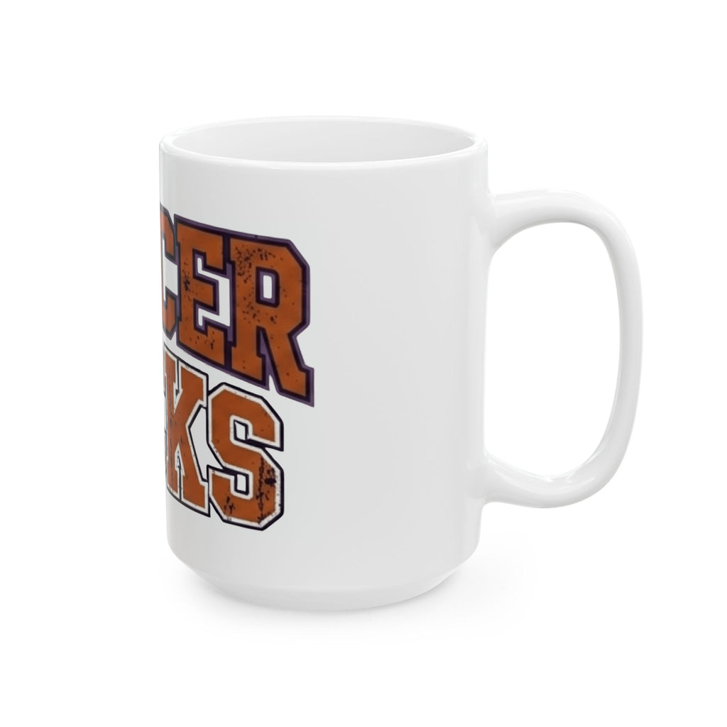 "Cancer Sucks" White Ceramic Mug