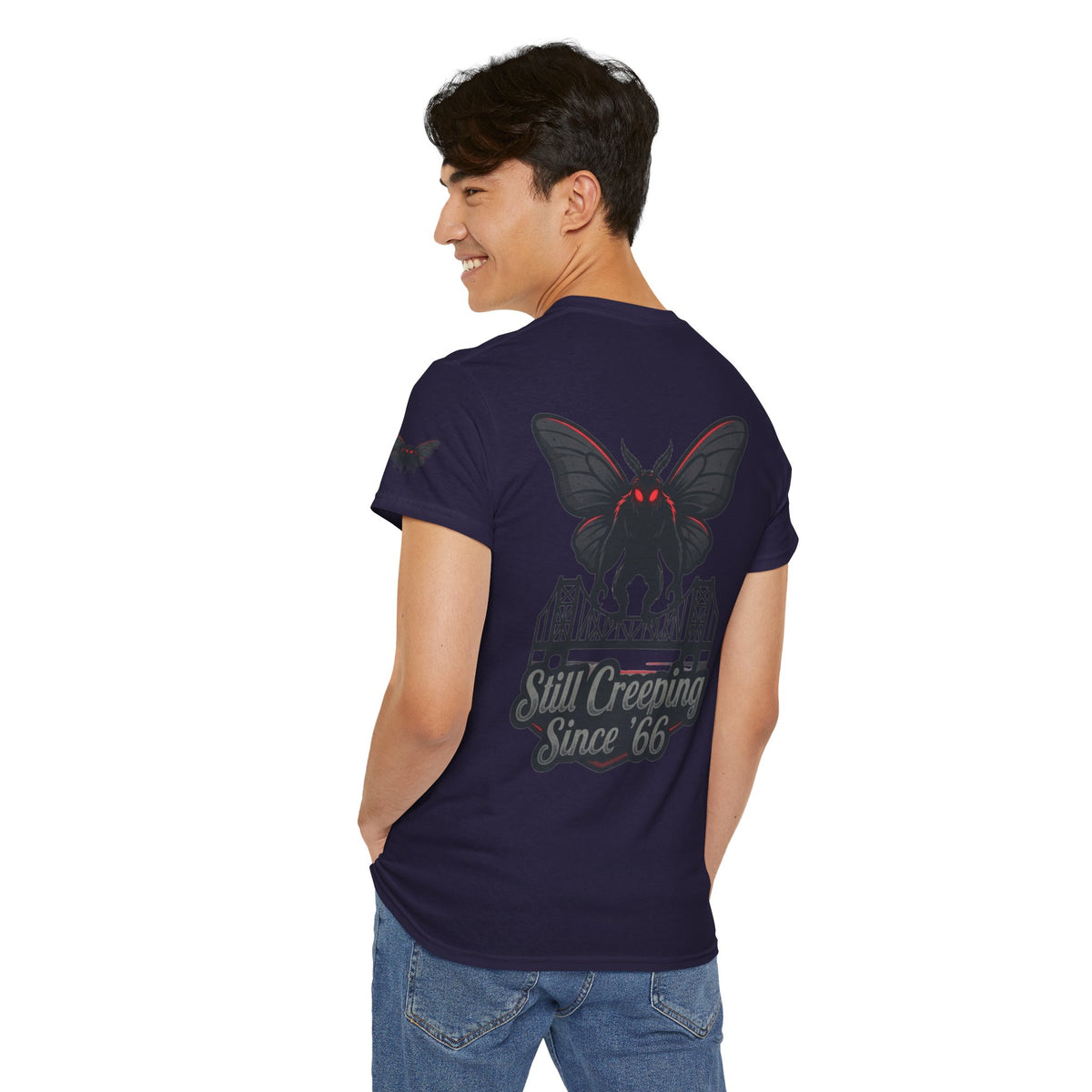 Color: Blackberry | Mothman (West Virginia, USA) Premium Graphic Tee