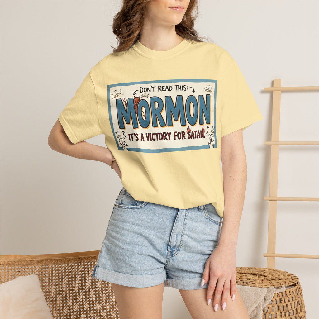 "Victory for Satan T-Shirt" Unisex Garment-Dyed T-shirt
