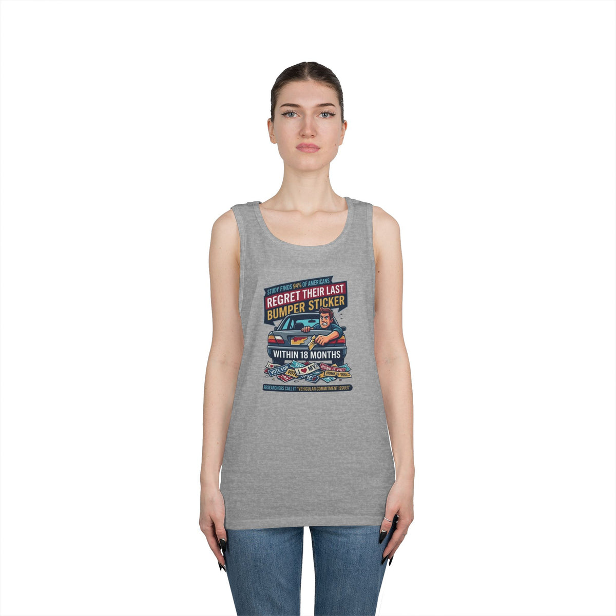 "Bumper Sticker Regret" Tank Top