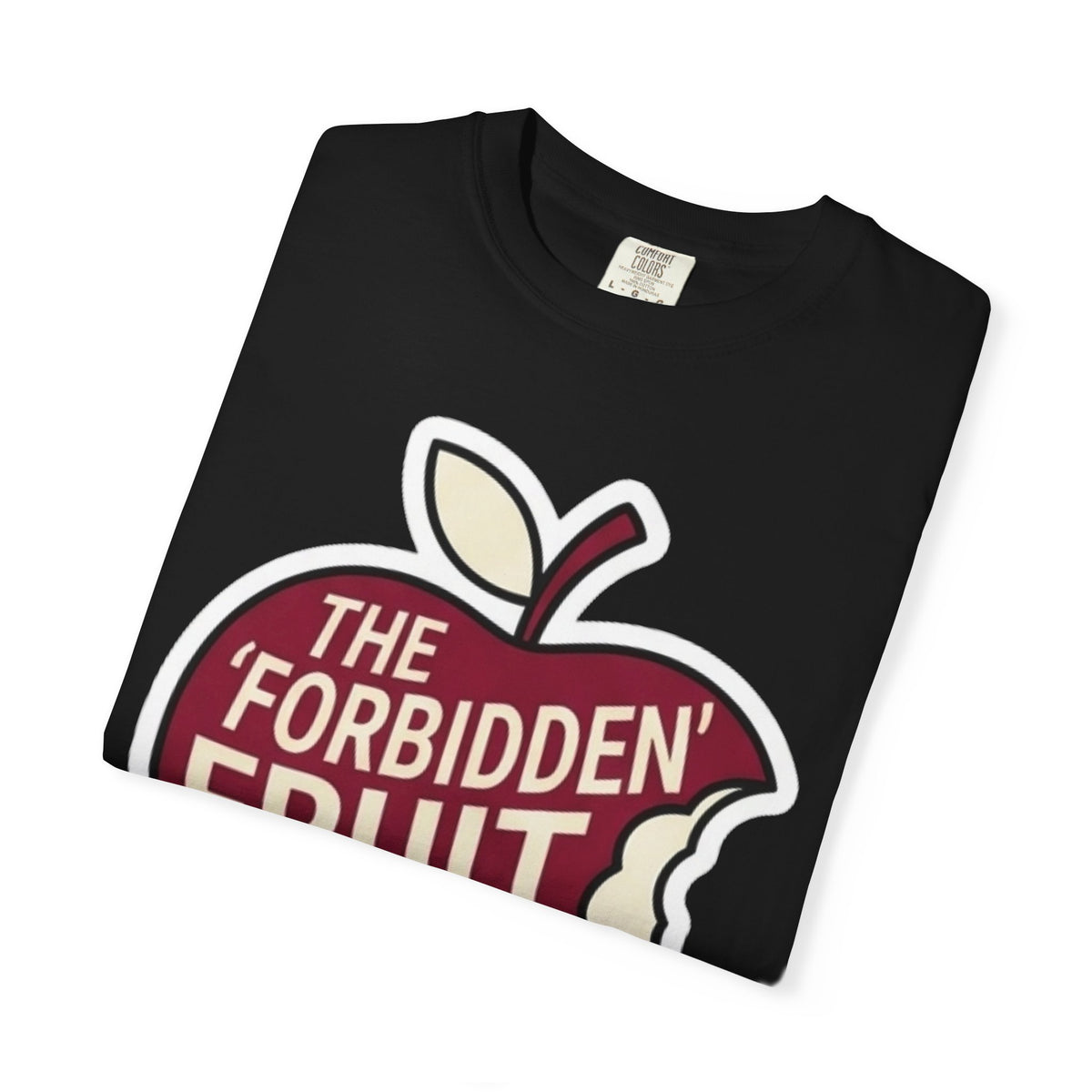 "Good Book Series Forbidden Fruit Tasted Better" Unisex Garment-Dyed Tee