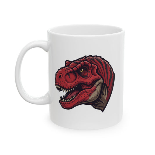 "Kasai Rex (Central Africa)" White Ceramic Mug — Graphic