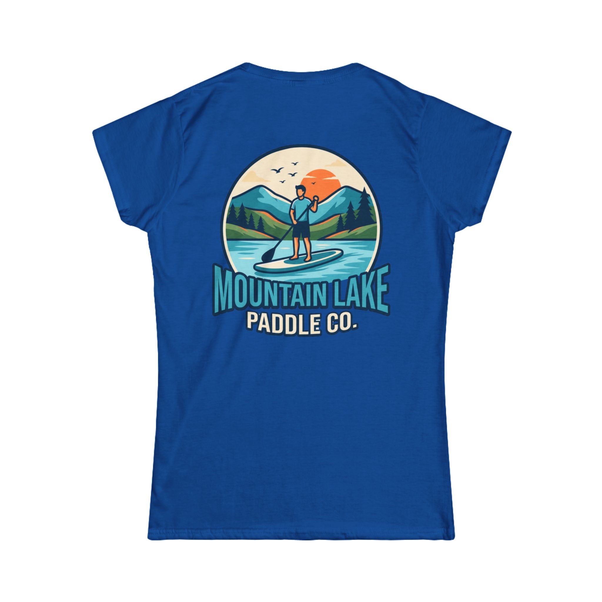 "Mountain Lake Paddle Board" Women's Tee