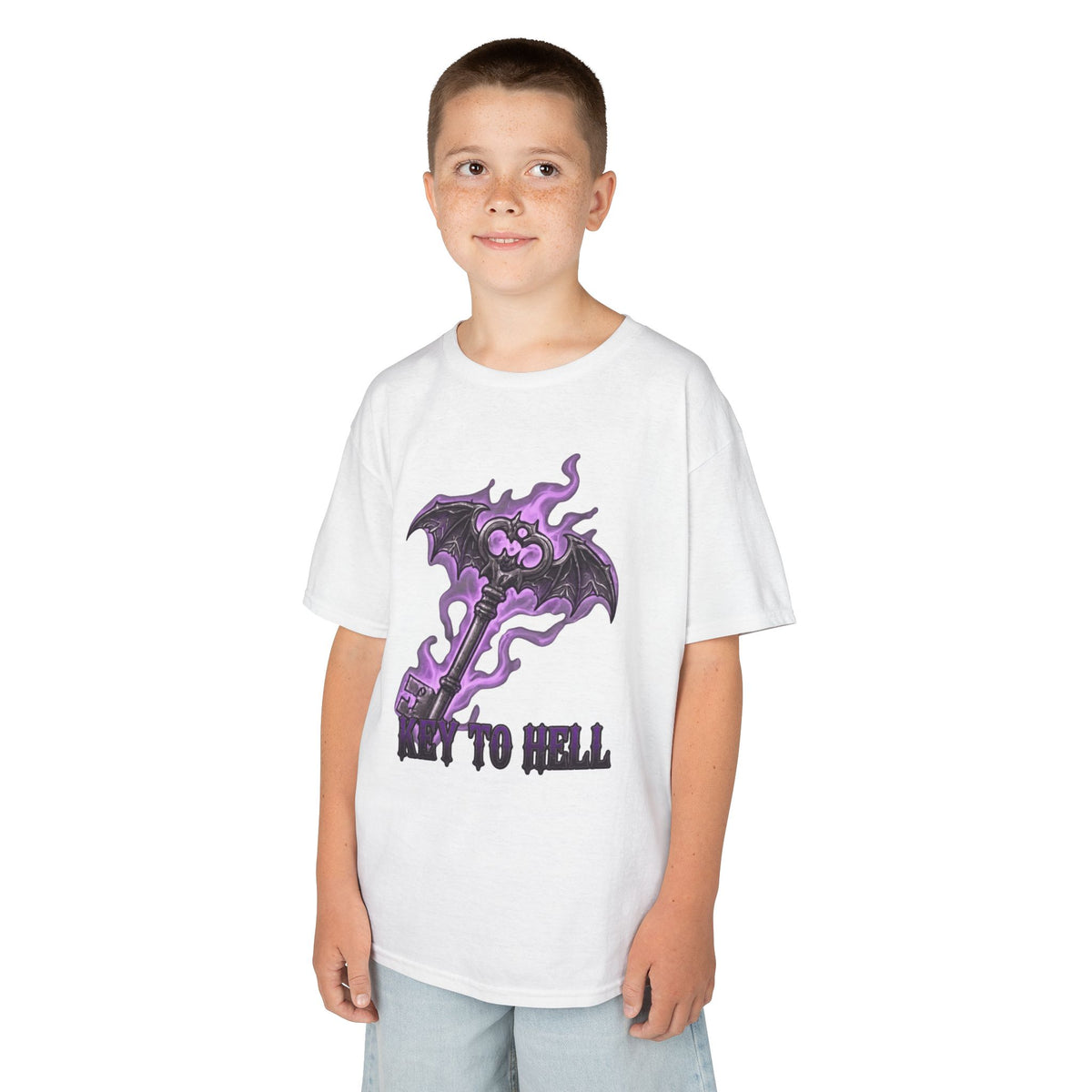 Color: White | Skeleton Key Kids Tee