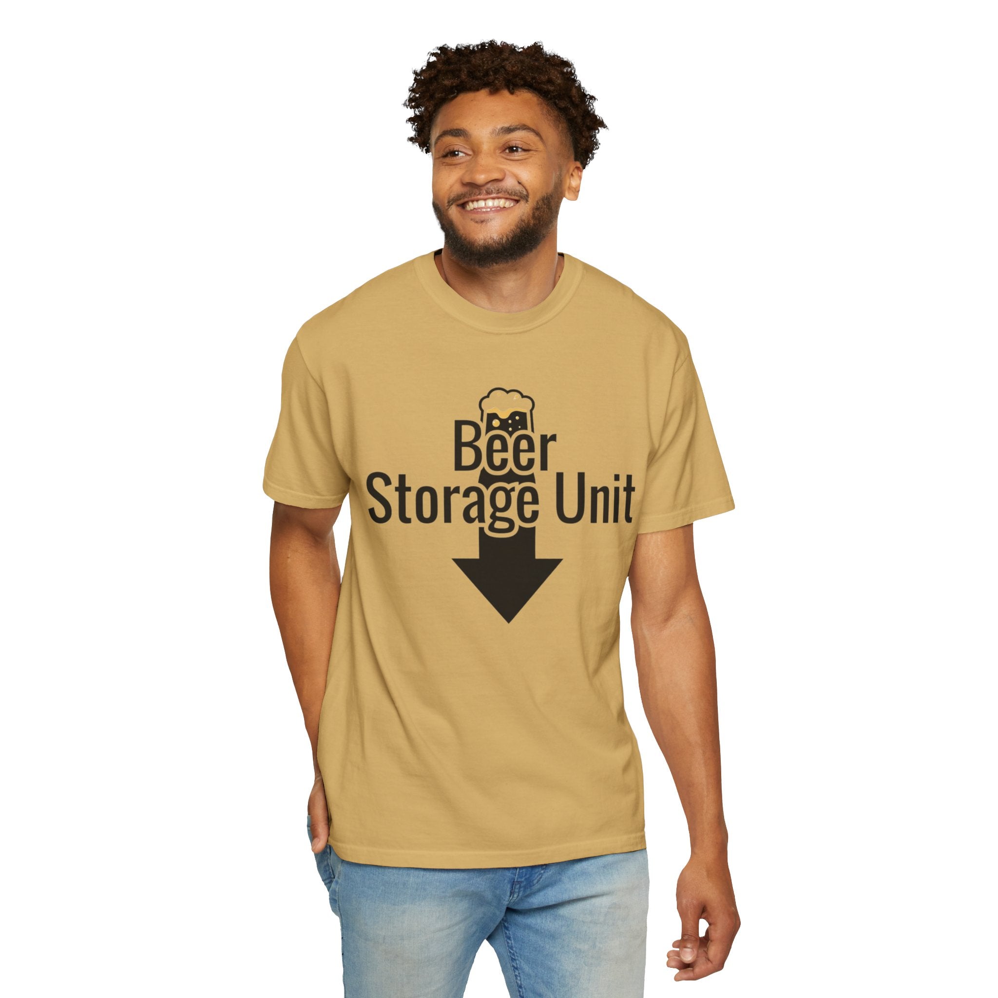"Beer Storage Unit 2" Unisex Garment-Dyed T-shirt