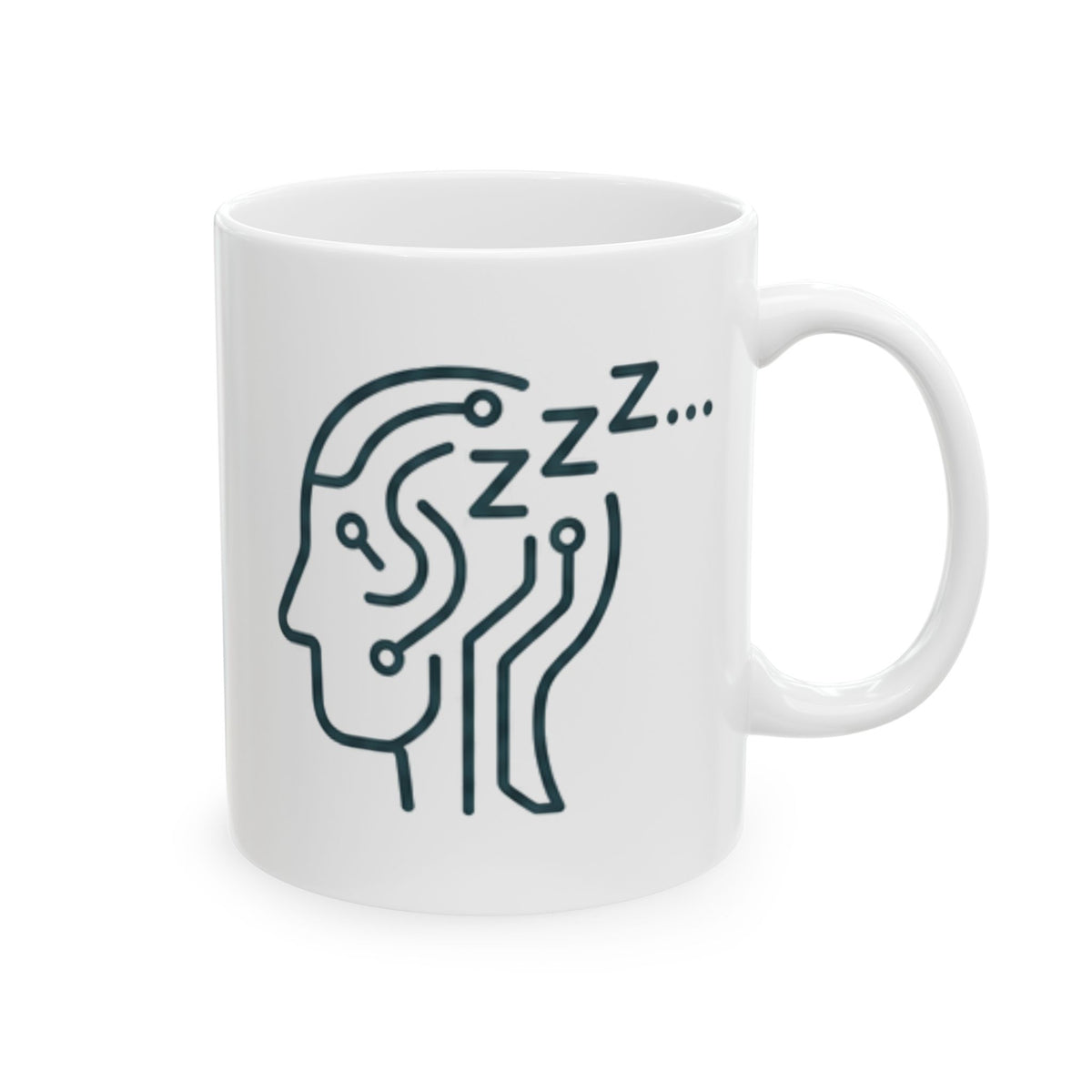 "I Was Listening" White Ceramic Mug — Graphic