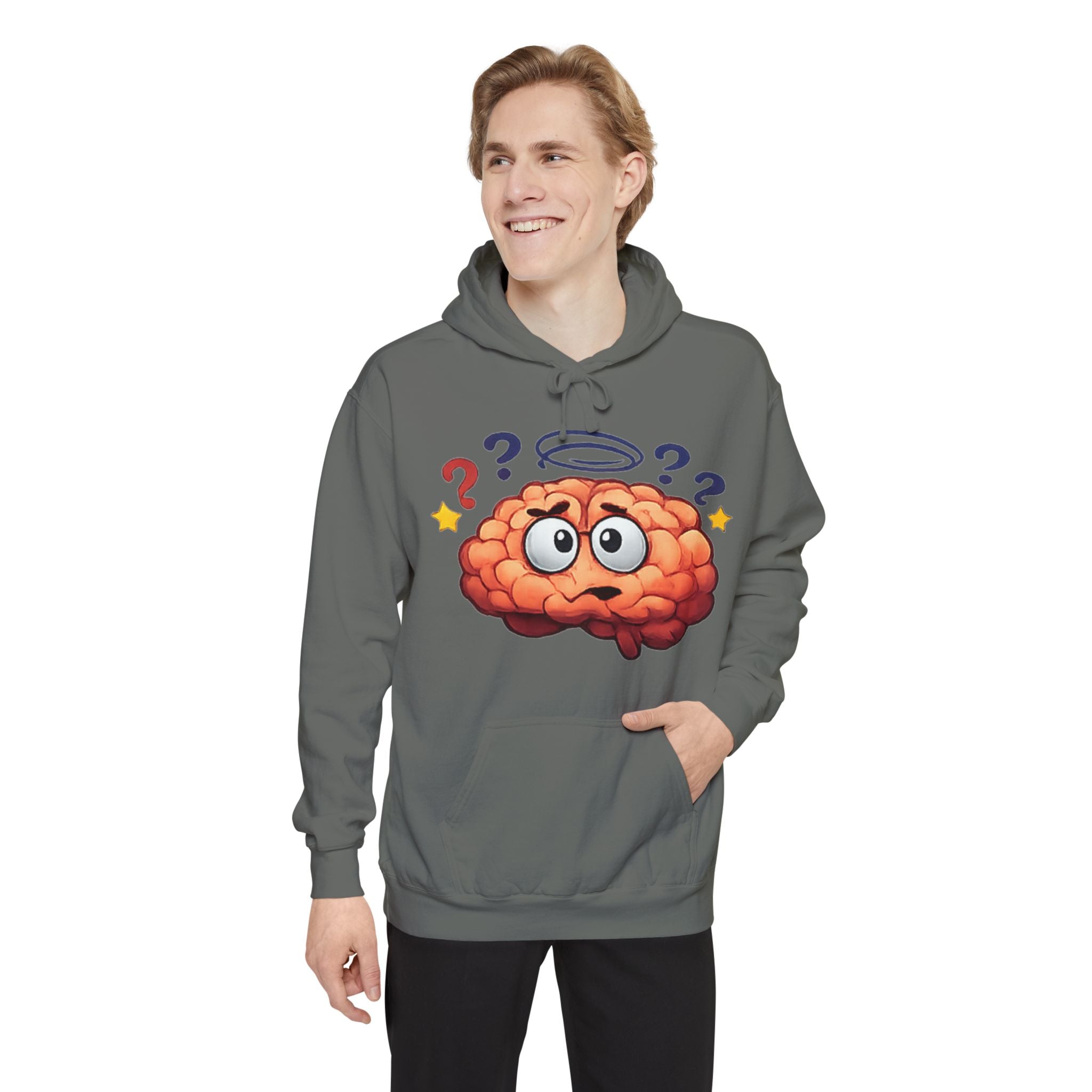 Error 404: Brain Not Found | Garment-Dyed Hoodie — AttitudeShirts