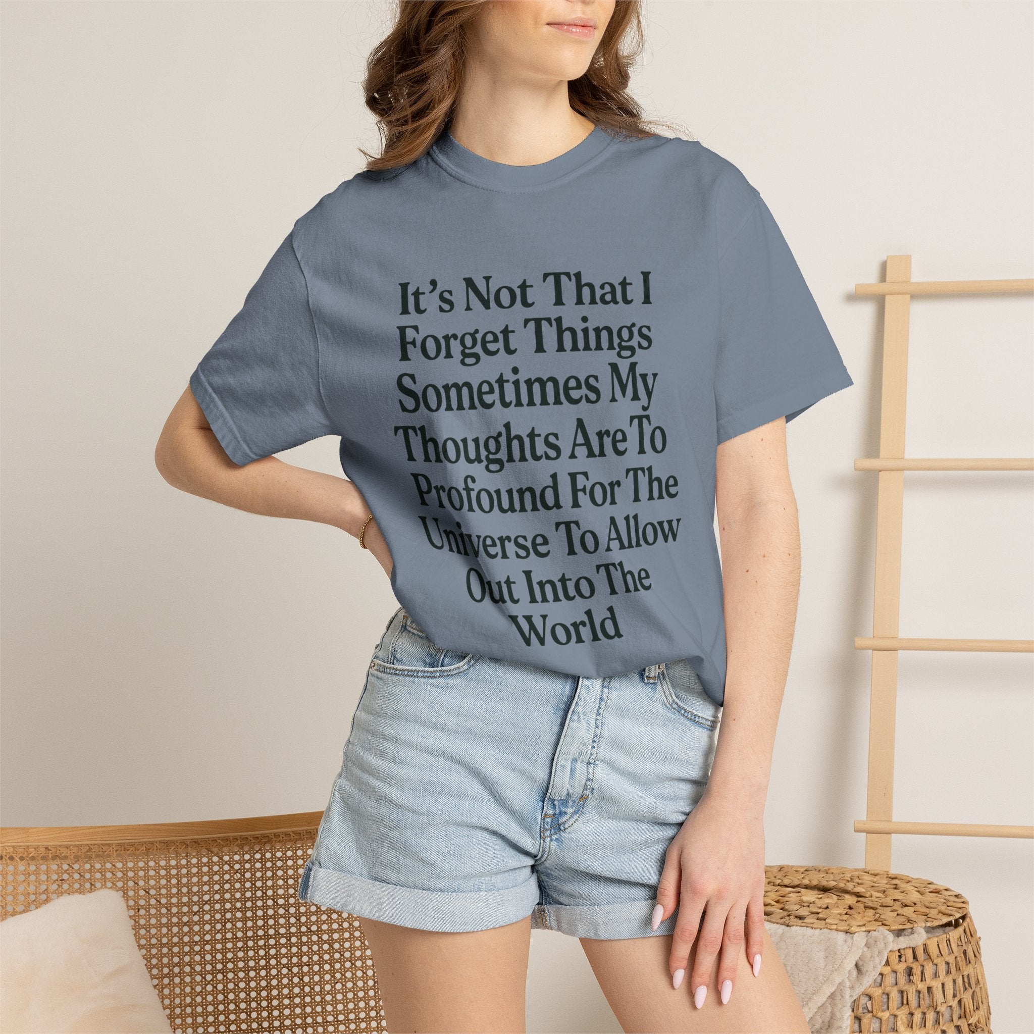 "Profound Thoughts 5" Unisex Garment-Dyed T-shirt