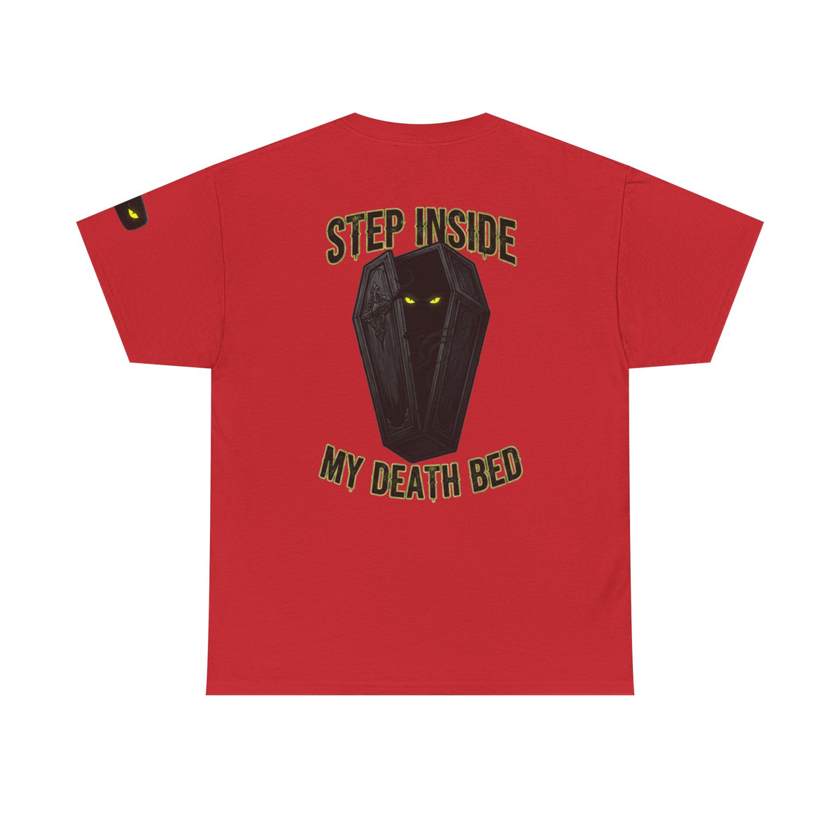 Color: Red | Step Inside My Death Bed Premium Graphic Tee
