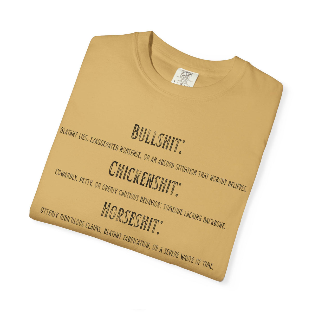 "Types of Shit" Unisex Garment-Dyed Tee