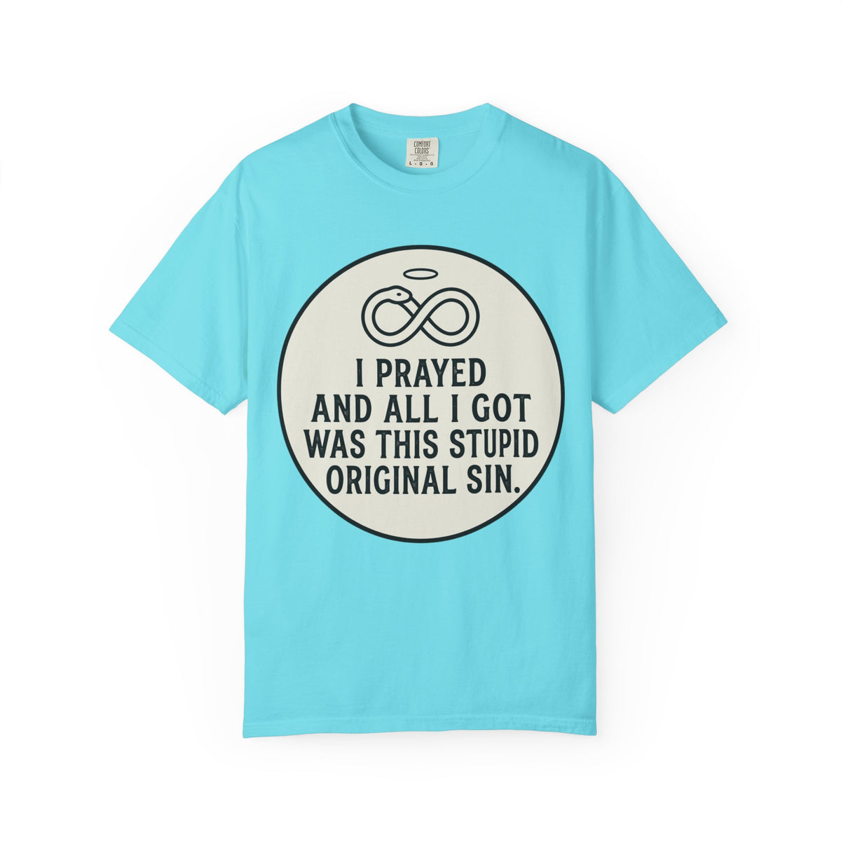 "Good Book Series Original Sin" Unisex Garment-Dyed Tee