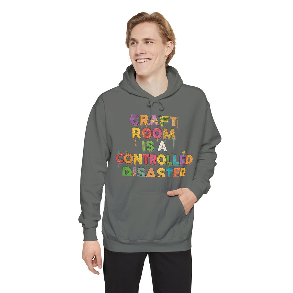 My Craft Room, My Rules | Garment-Dyed Hoodie — AttitudeShirts