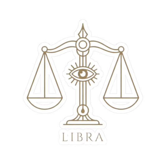 "Libra The Balanced Scales" Sticker