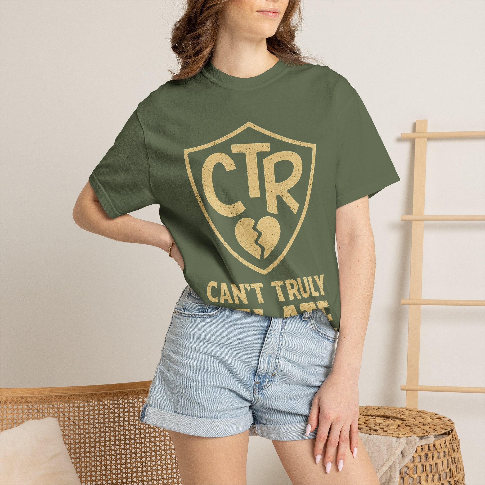 "CTR: Can't Truly Relate" Unisex Garment-Dyed T-shirt