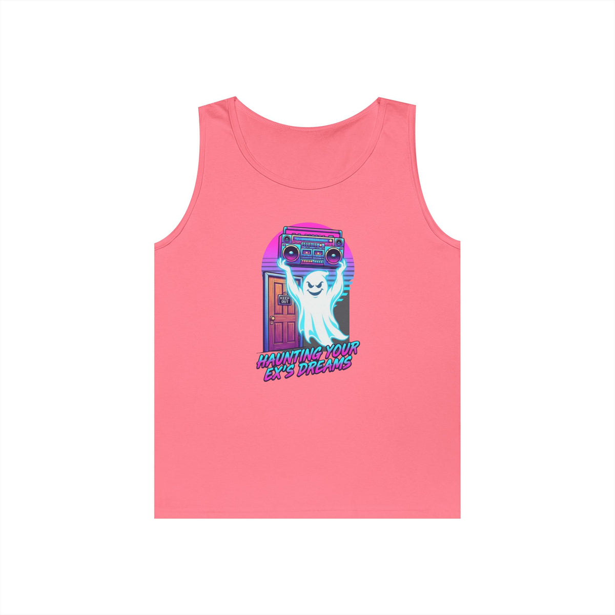 Color: Safety Pink | Haunting Your Ex's Dreams Tank Top