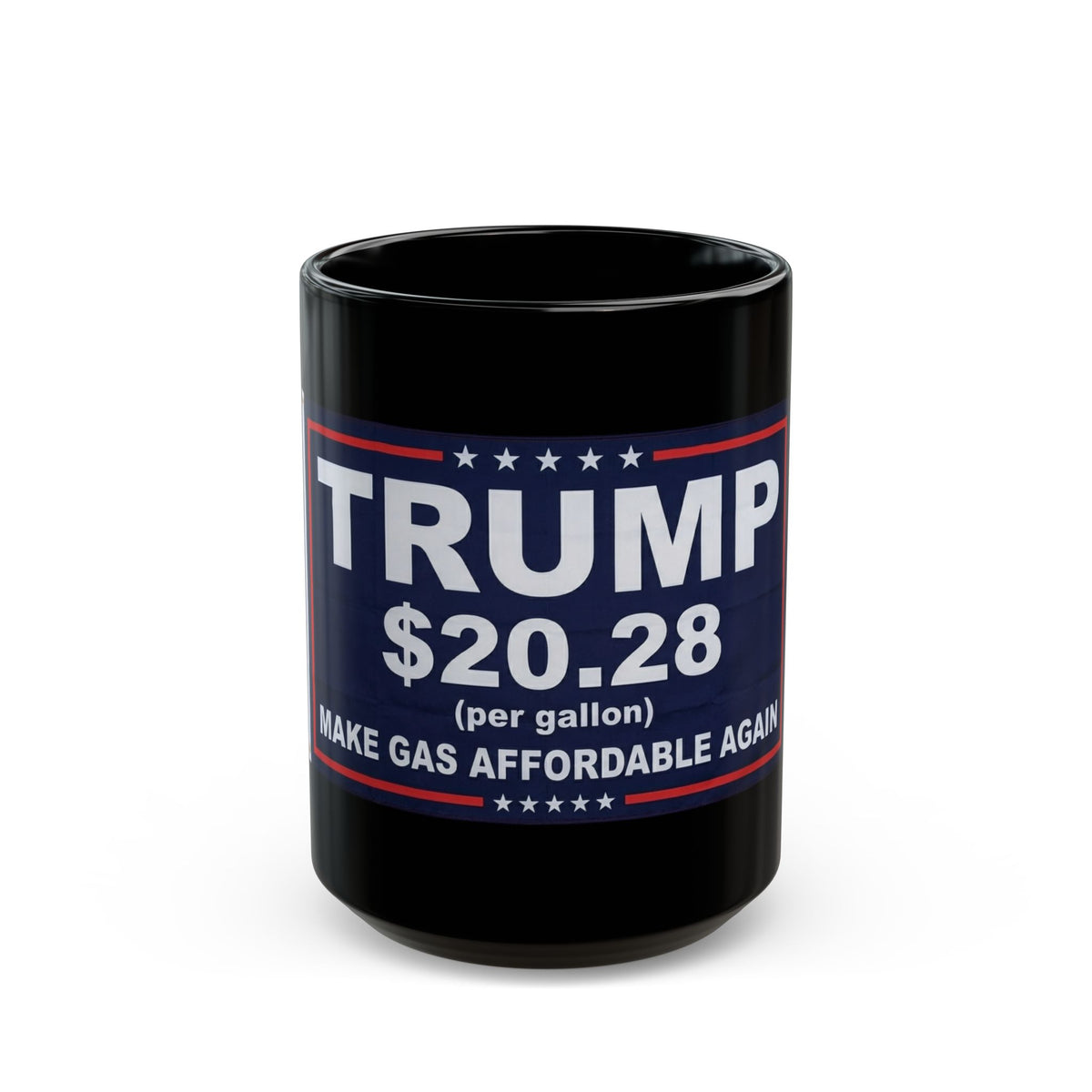 "Trump $20.28" Black Ceramic Mug