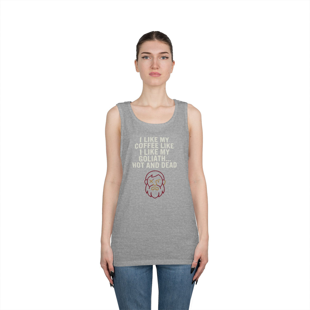 "Good Book Series Coffee Hot and Dead" Tank Top