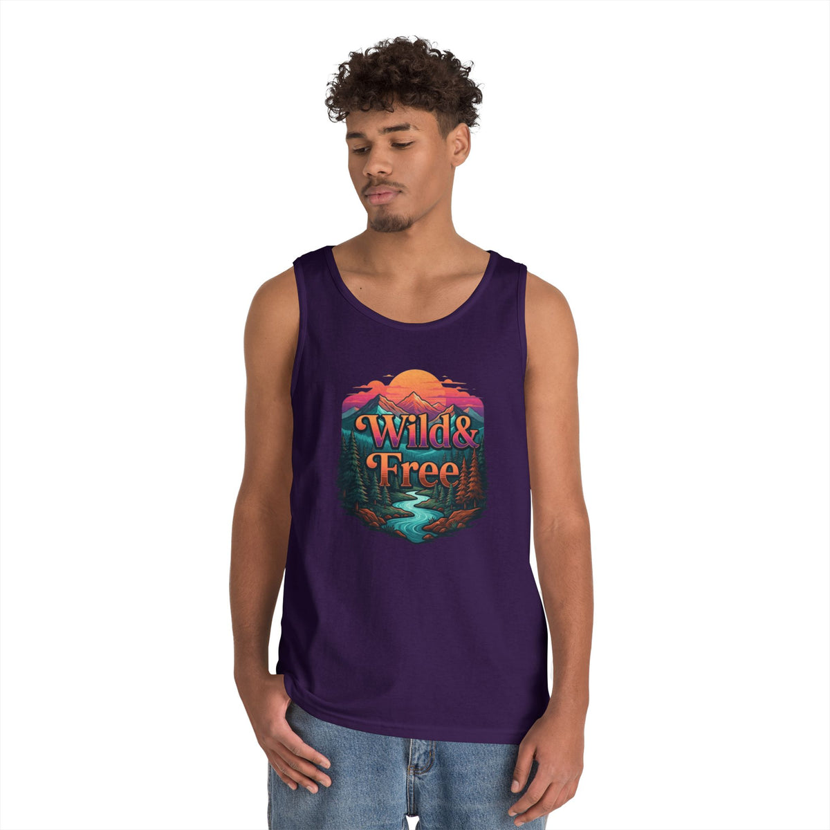 Color: Purple | Wild & Free Tank Top