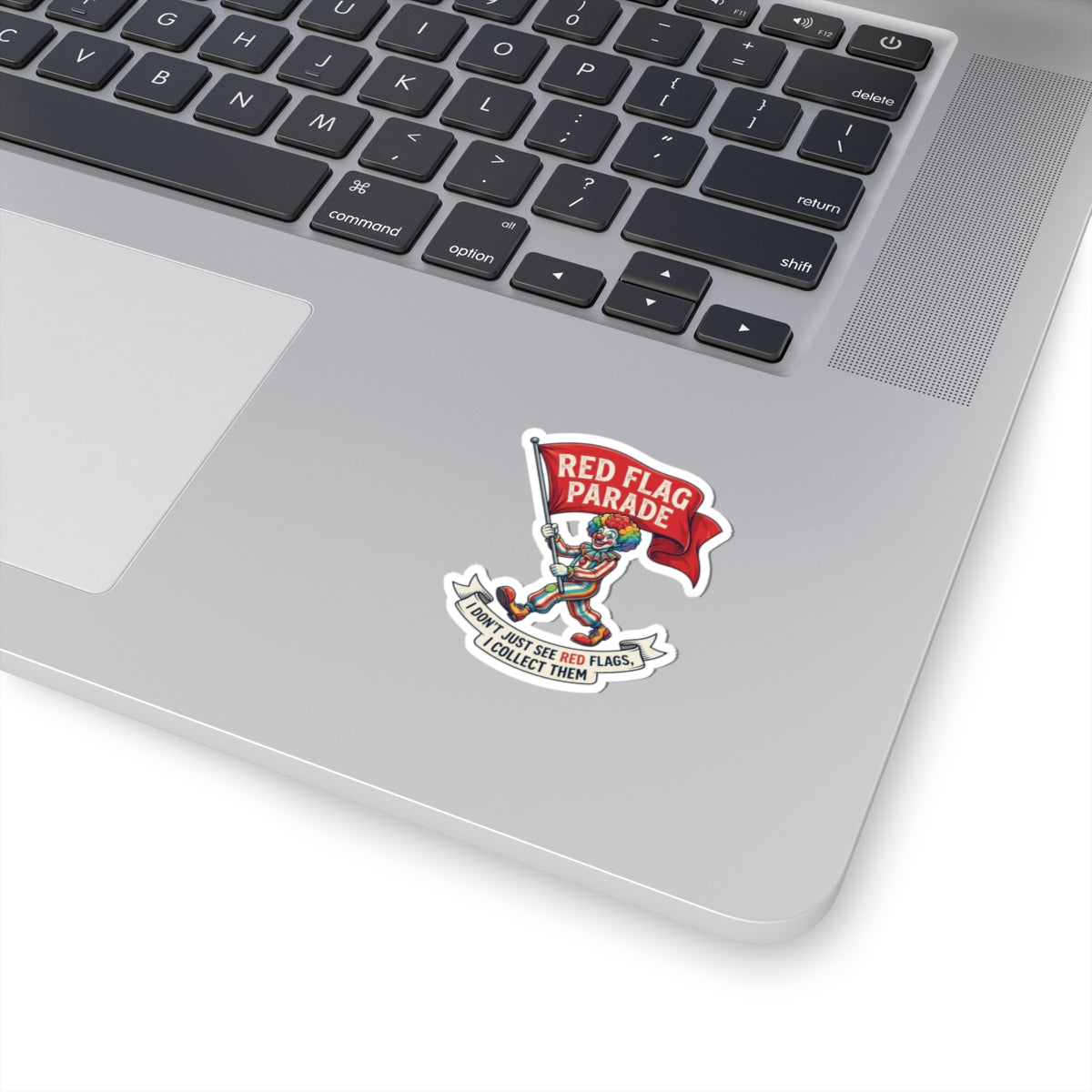 "Red Flag Parade" Sticker — Main