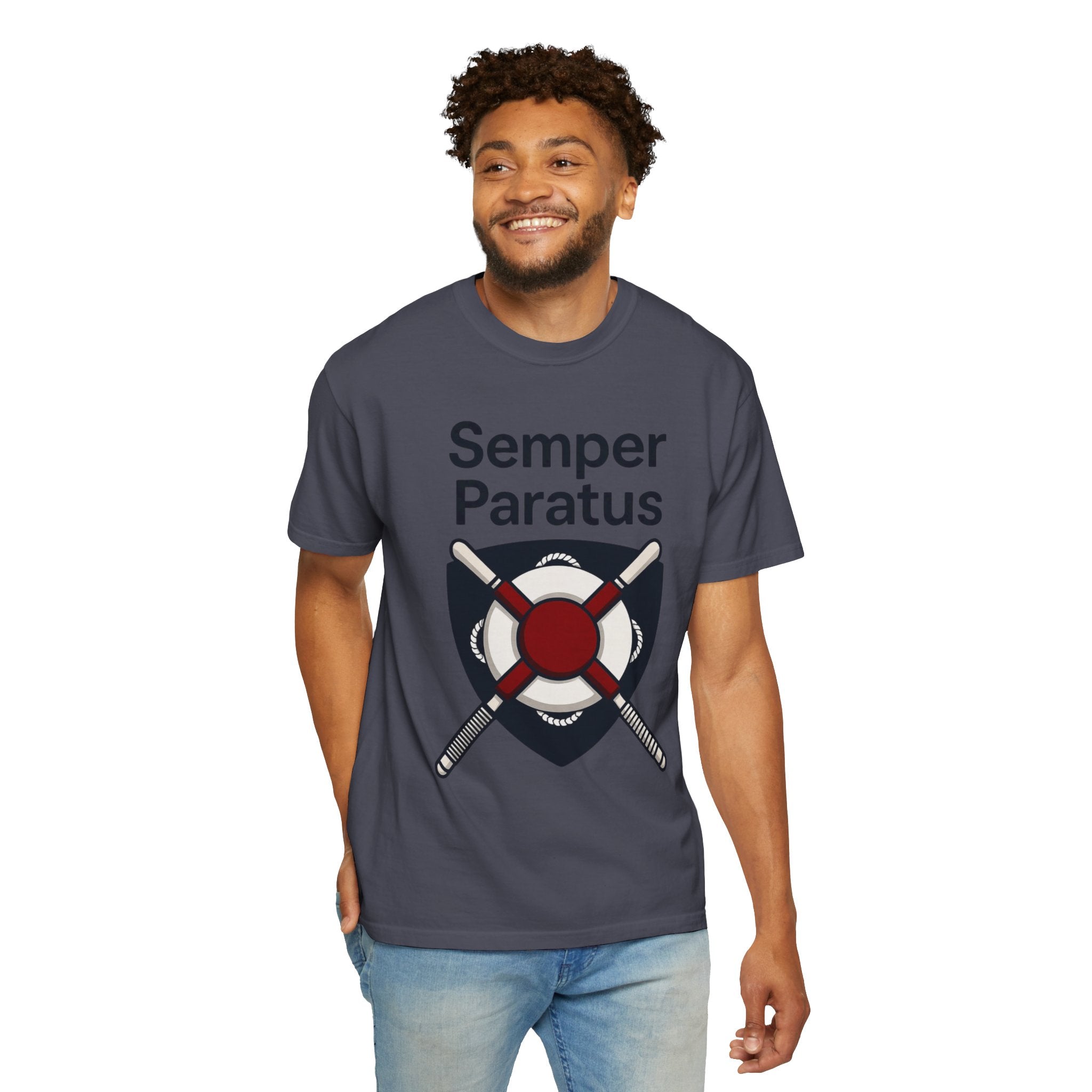 "Semper Paratus" Unisex Garment-Dyed T-shirt