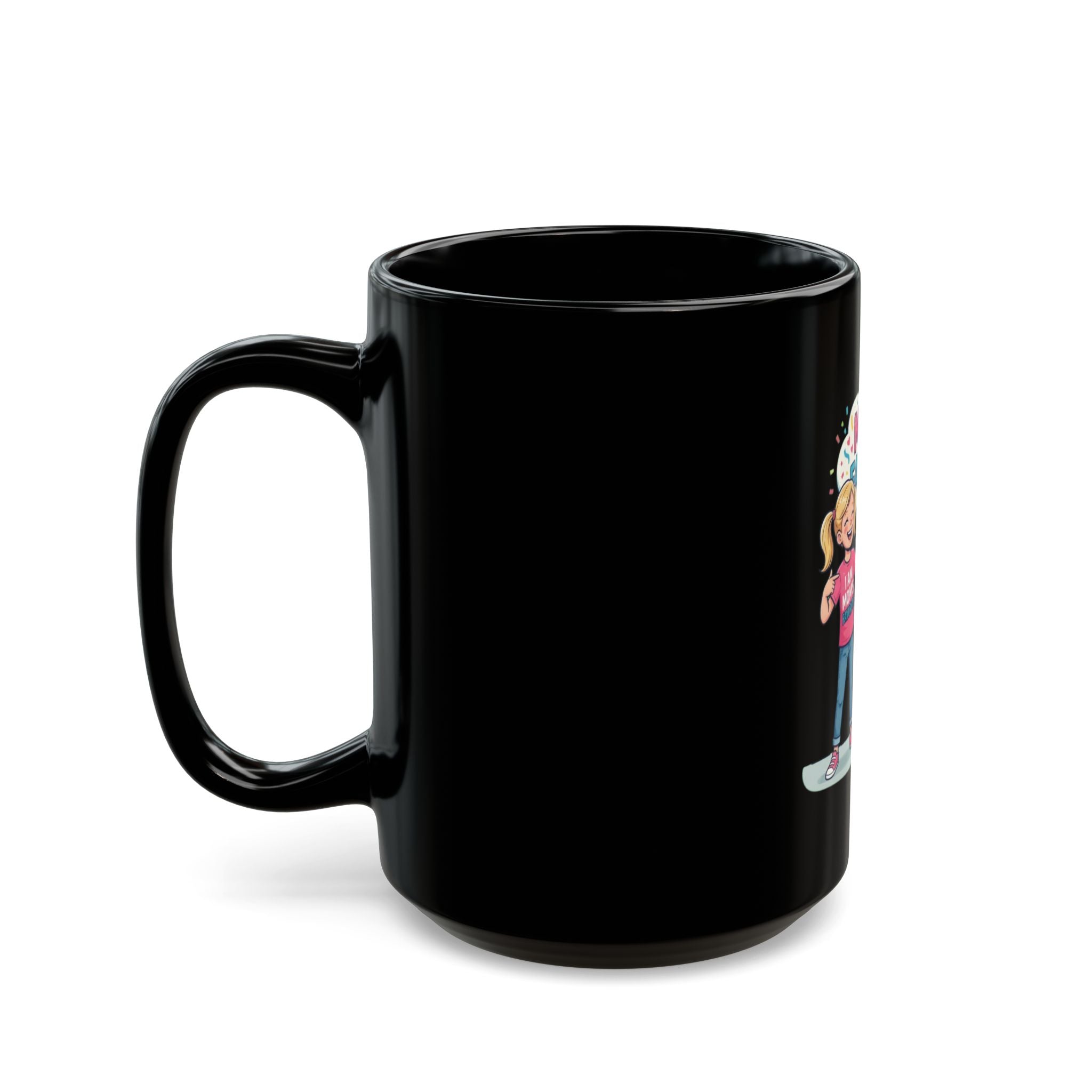 "Mom's Favorite" Black Ceramic Mug