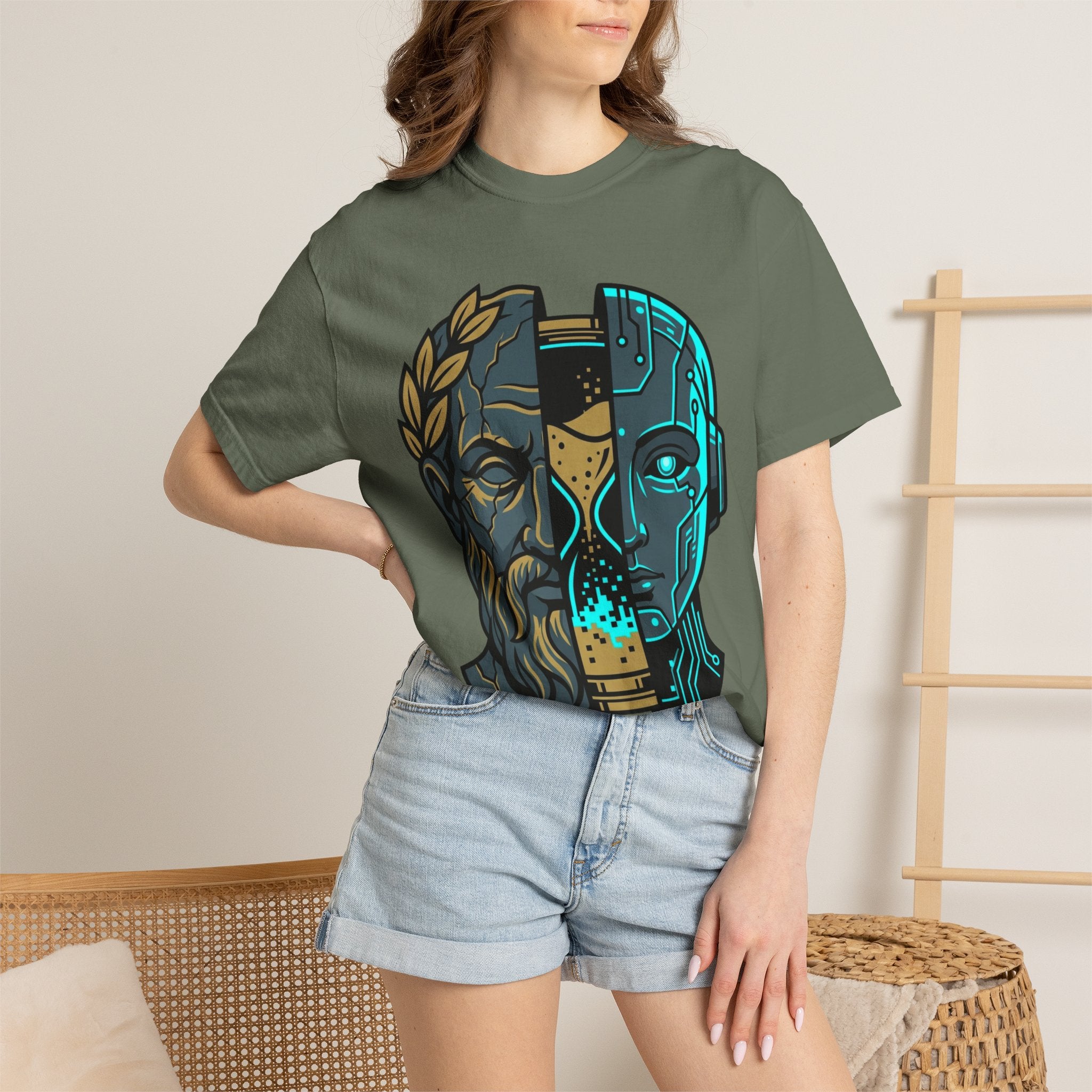 "Time" Unisex Garment-Dyed Tee