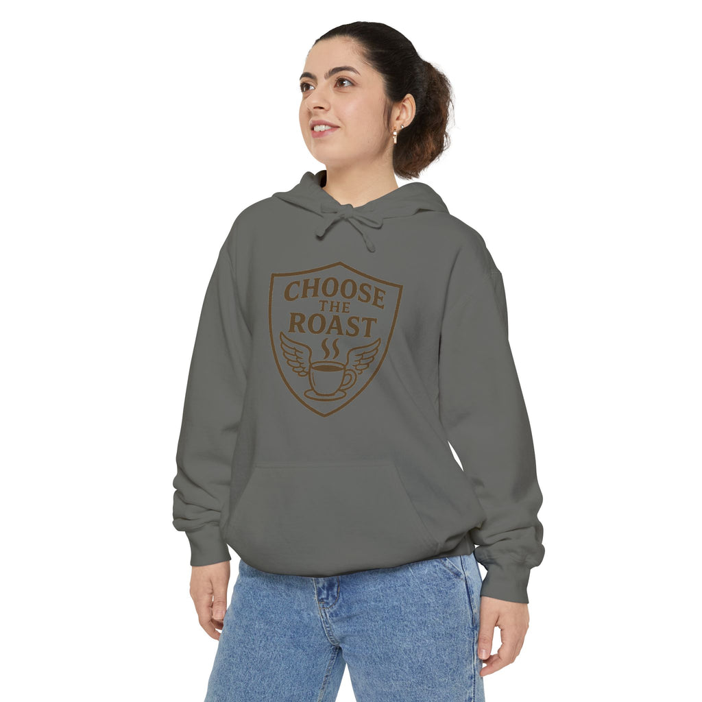 Choose the Roast - Dark as Your Soul | Garment-Dyed Hoodie — AttitudeShirts