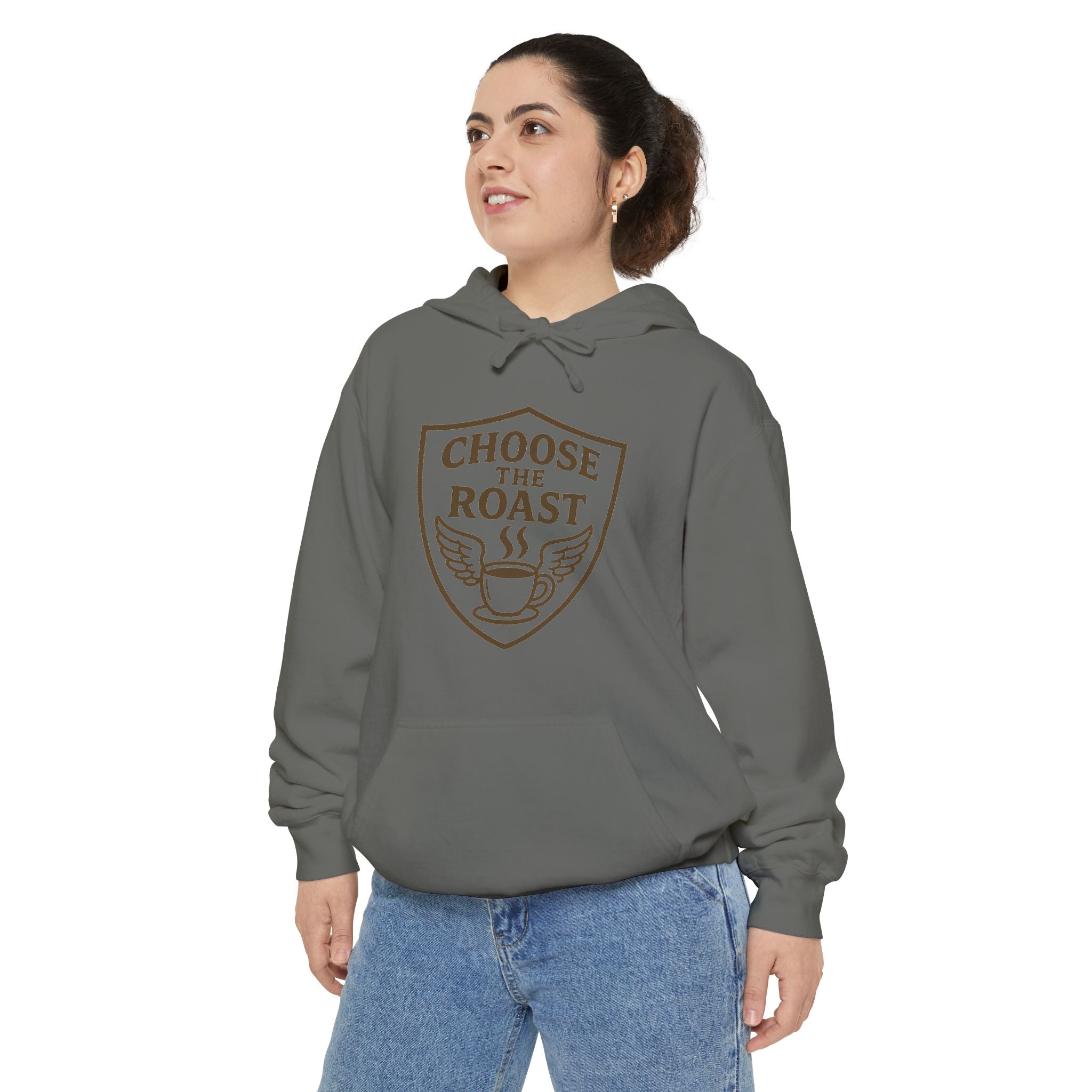 Choose the Roast - Dark as Your Soul | Garment-Dyed Hoodie — AttitudeShirts