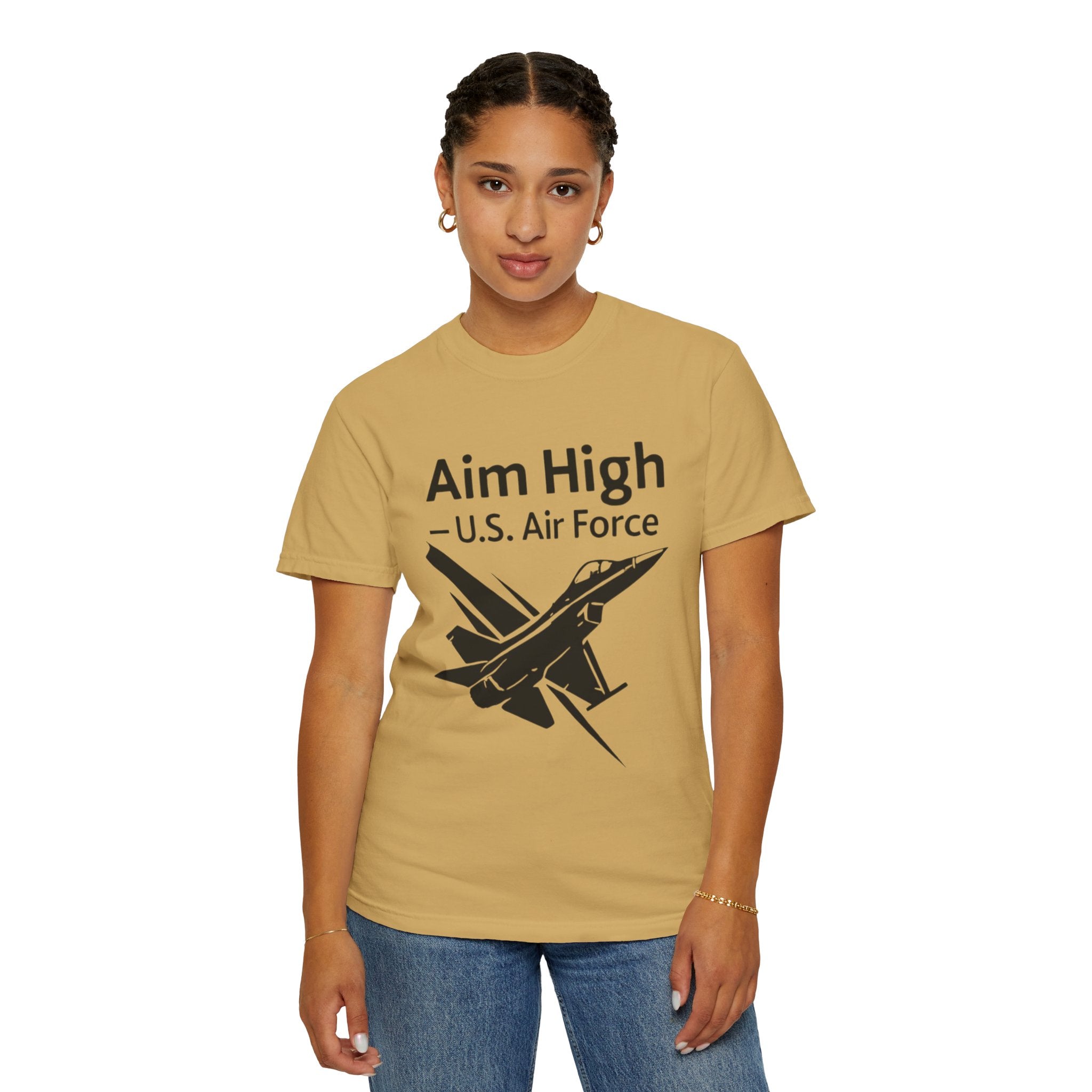 "Aim High" Unisex Garment-Dyed T-shirt