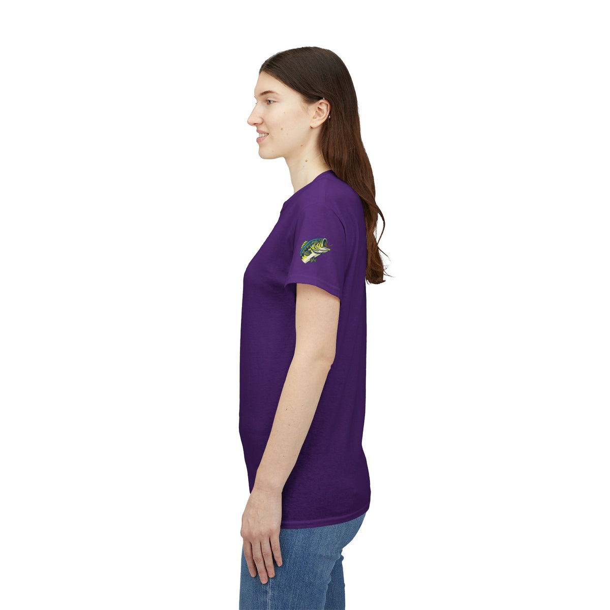 Color: Purple | Jerk Until She Swallows Premium Graphic Tee
