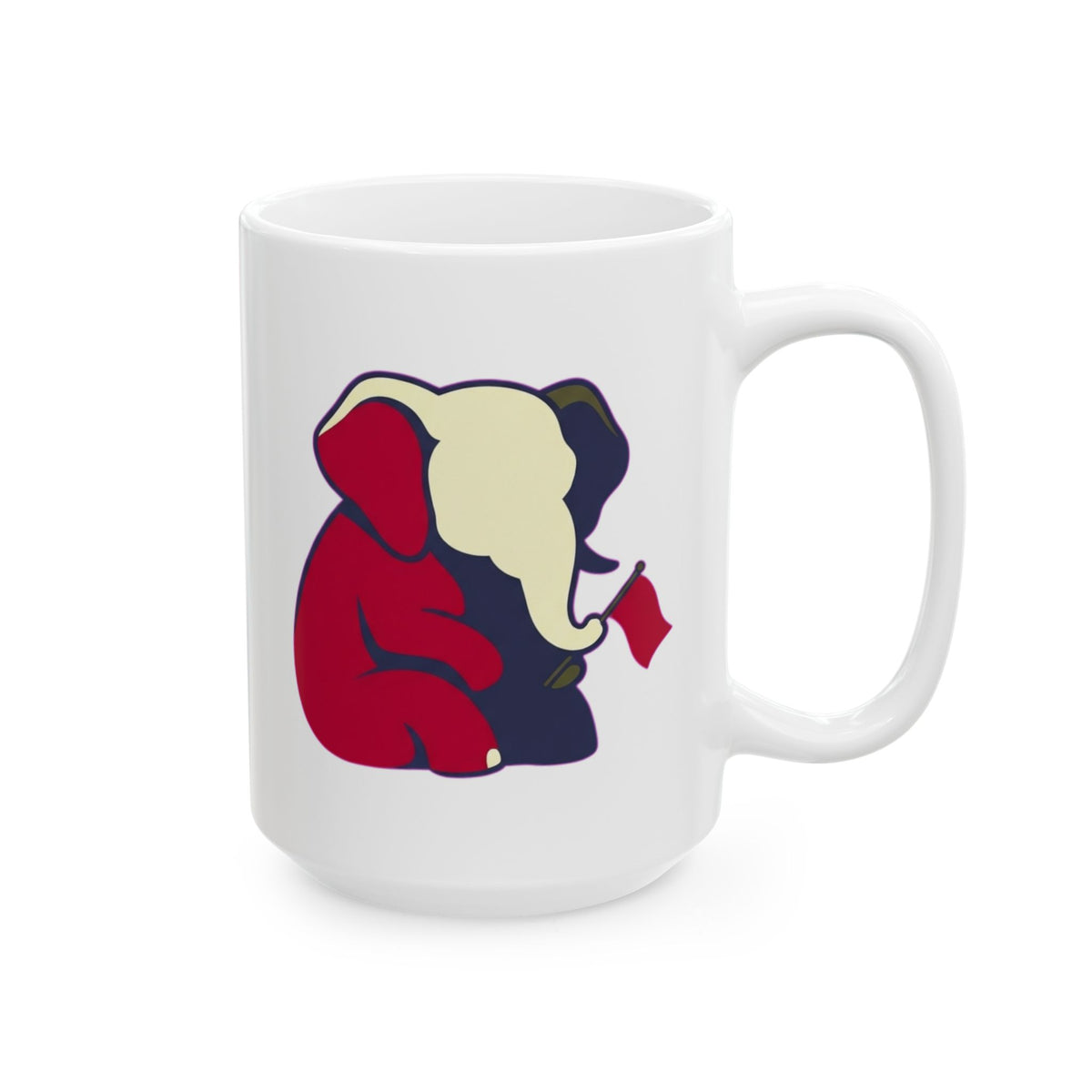 "Is It 2028 Yet" White Ceramic Mug — Graphic