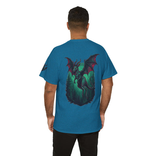 Color: Antique Sapphire | The Jersey Devil (New Jersey, USA) Premium Graphic Tee