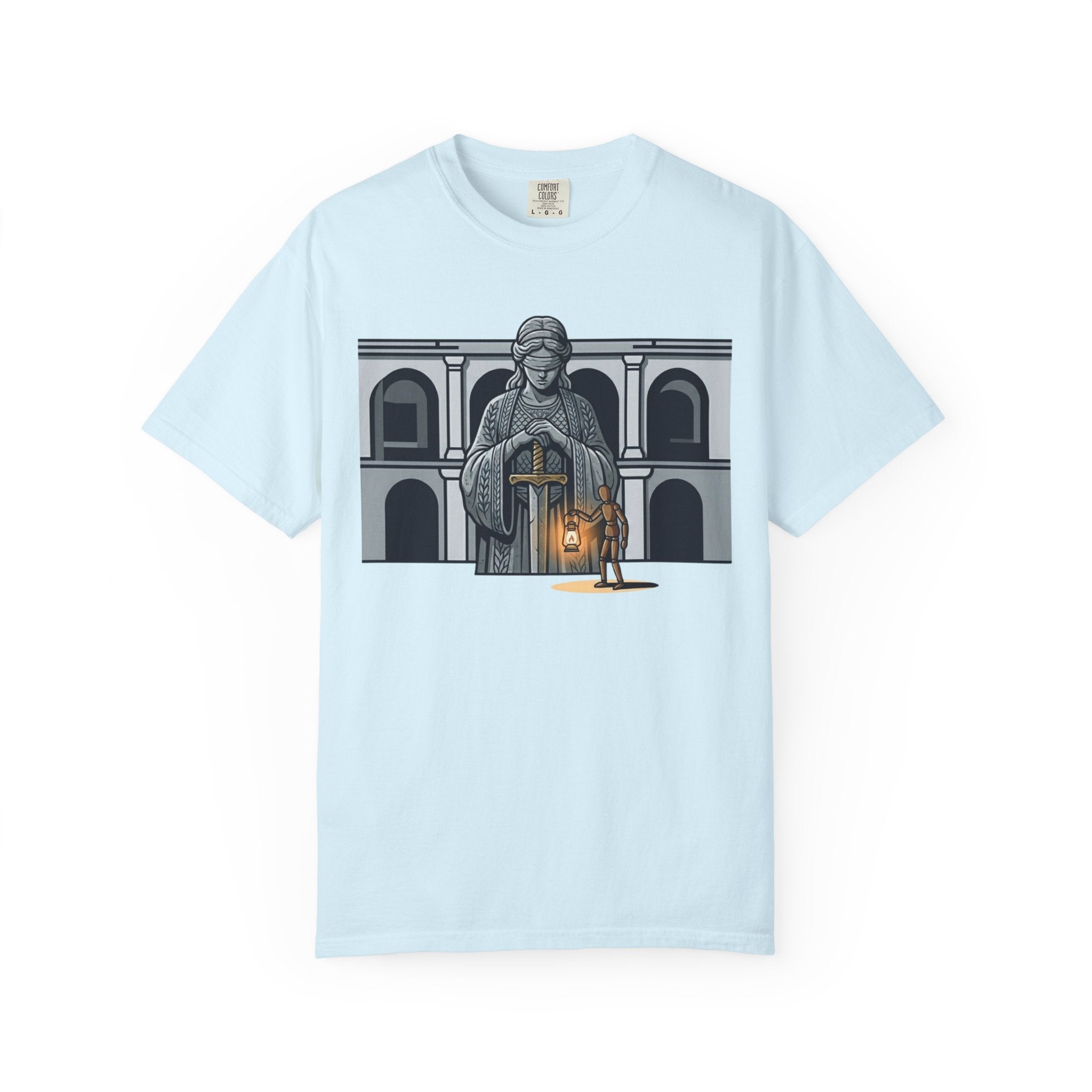 "Blind Justice" Unisex Garment-Dyed Tee