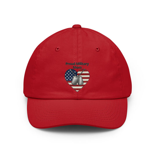 "Proud Military Mom" Dad Hat