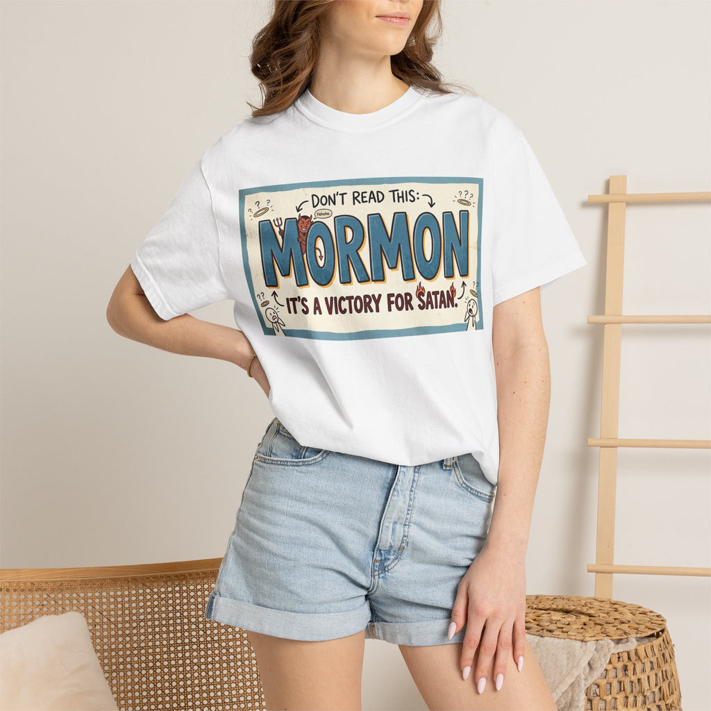 "Victory for Satan T-Shirt" Unisex Garment-Dyed T-shirt