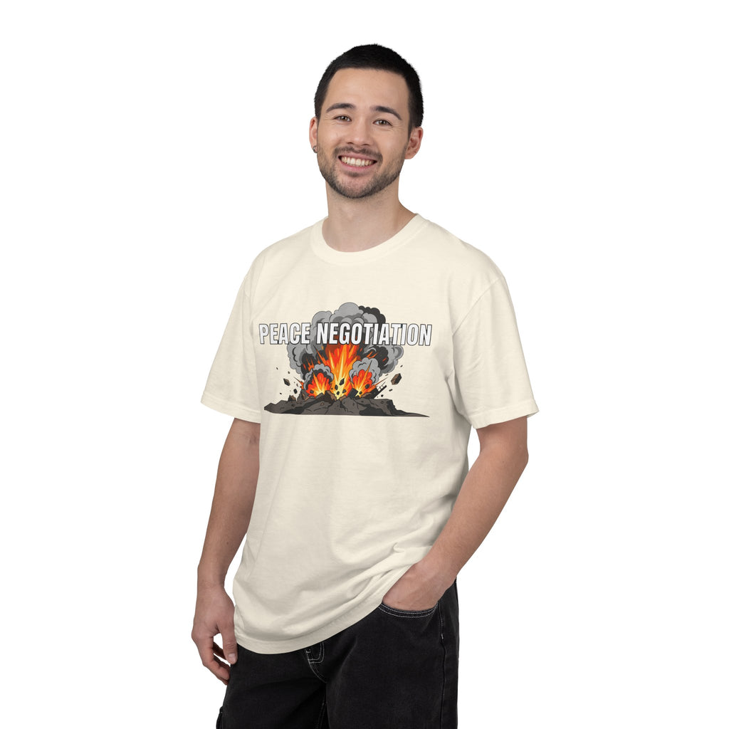 "Peace Negotiation" Unisex Garment-Dyed Tee