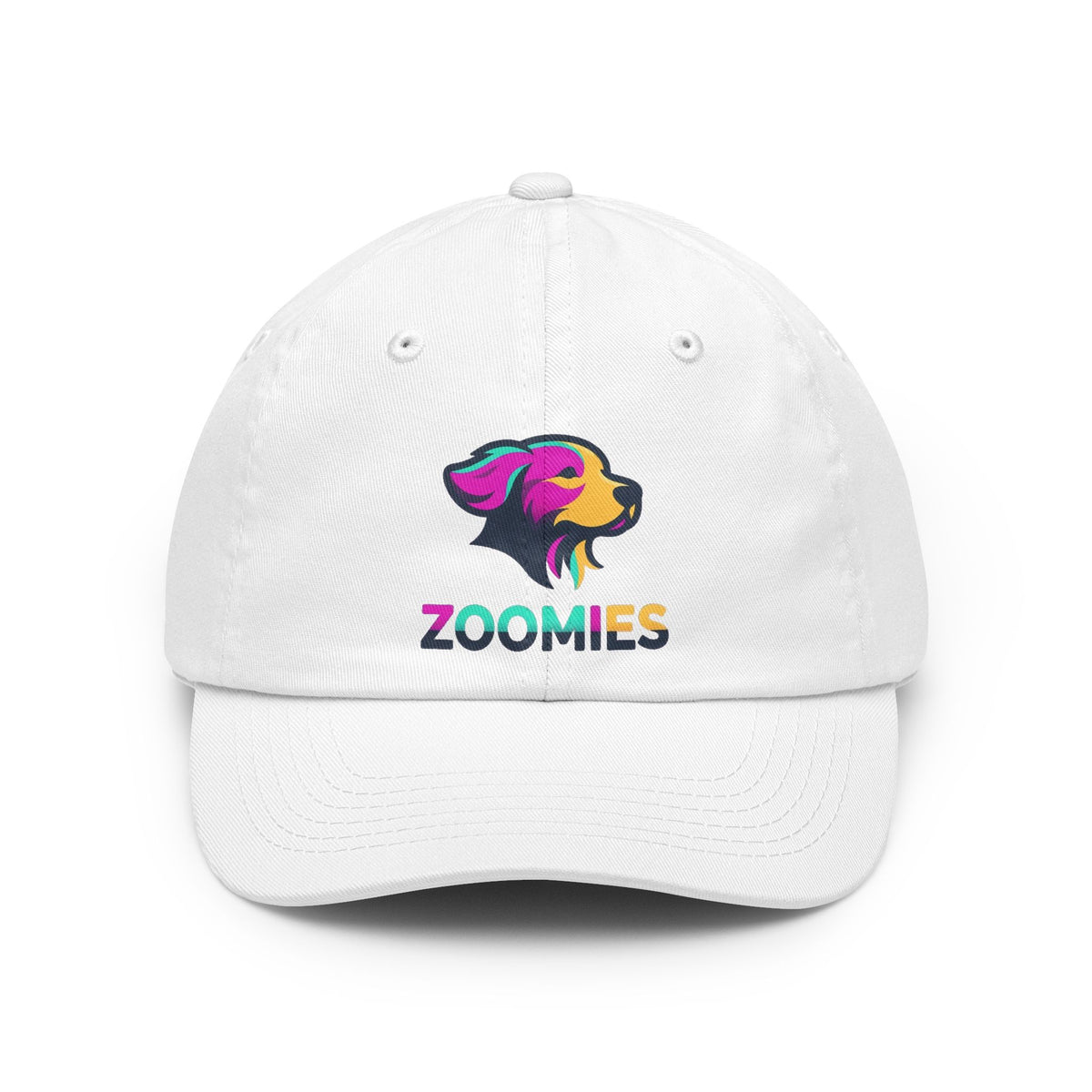 Color: White | Professional Zoomie Expert Dad Hat — Graphic