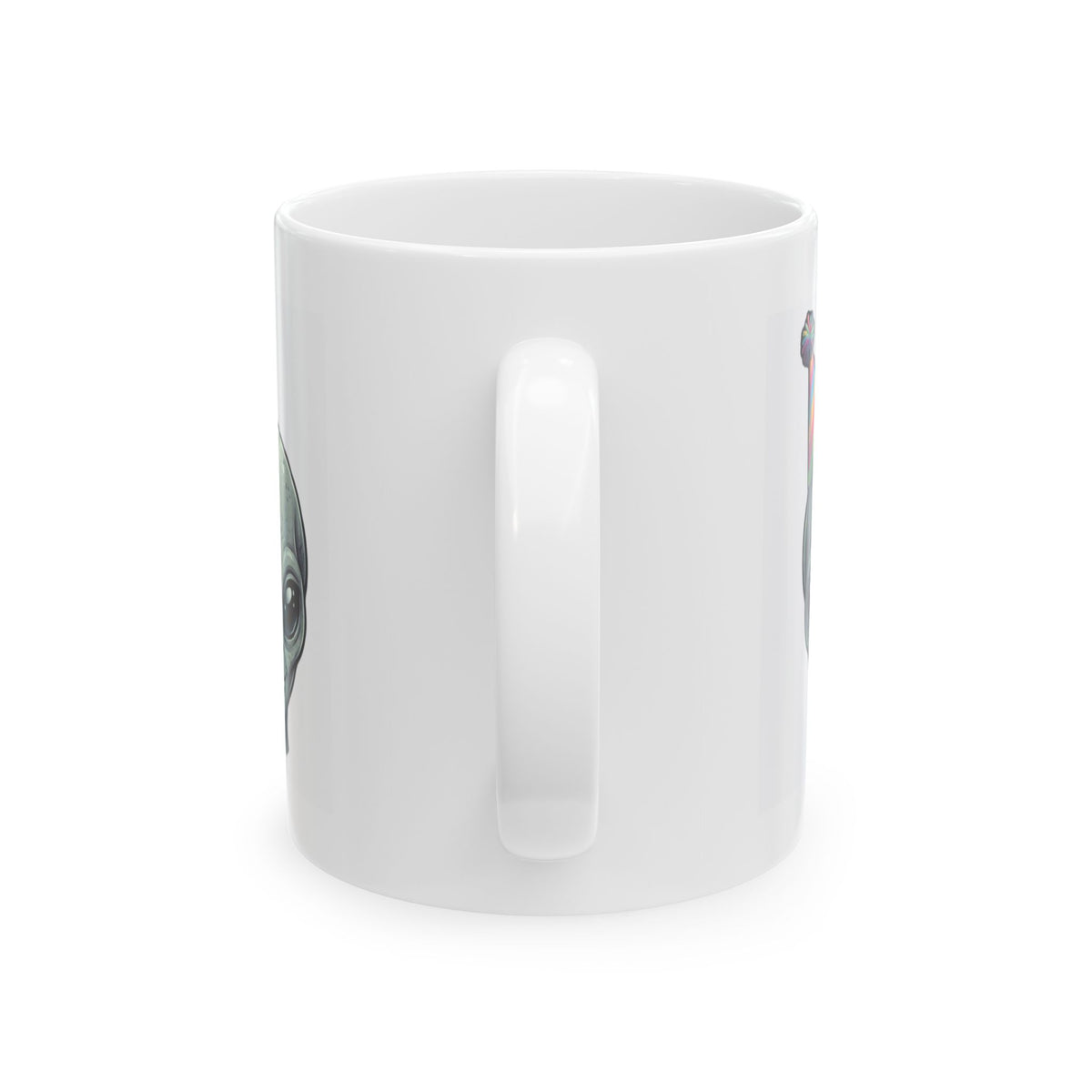 "I Came For the Probing" White Ceramic Mug — Graphic