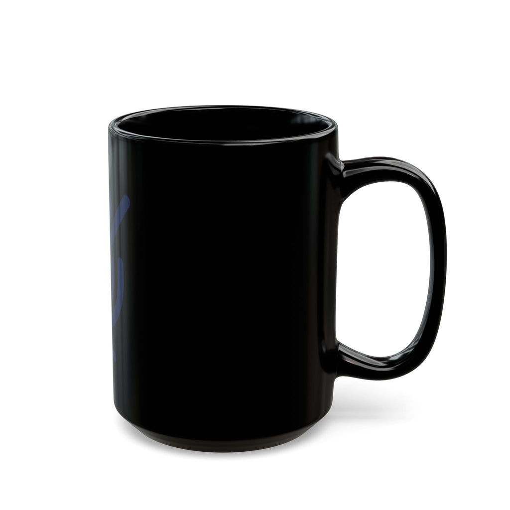 "I'm Sorry I Was On Mute" Black Ceramic Mug — Graphic