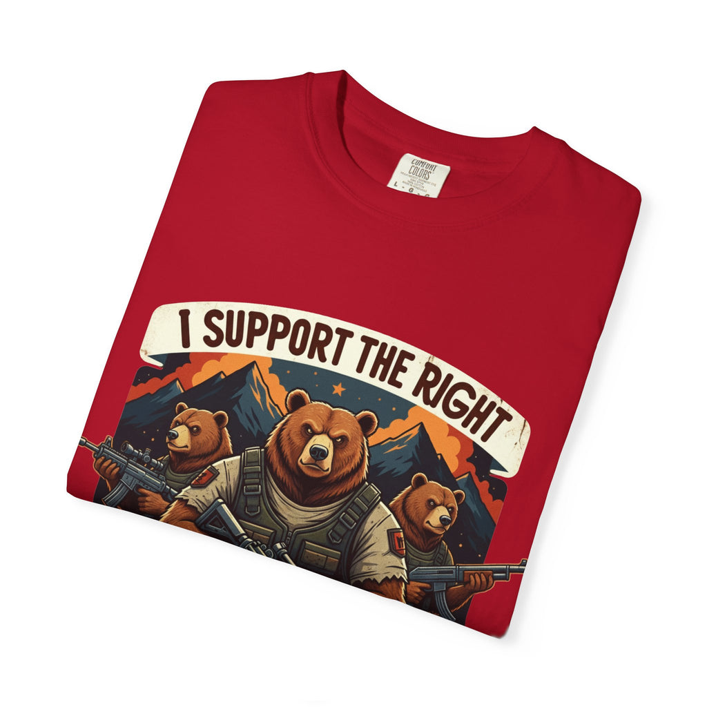 "The Right to Arm Bears (Mountain Division)" Unisex Garment-Dyed T-shirt