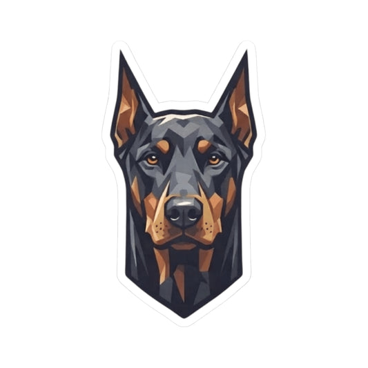 "Doberman Defender" Sticker