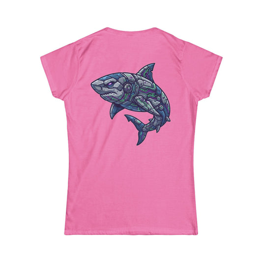 Color: Azalea | Cyber Shark Women's Tee