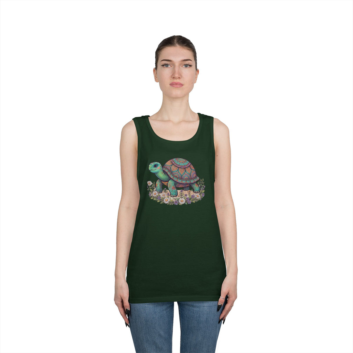 "Hippy Turtle" Tank Top