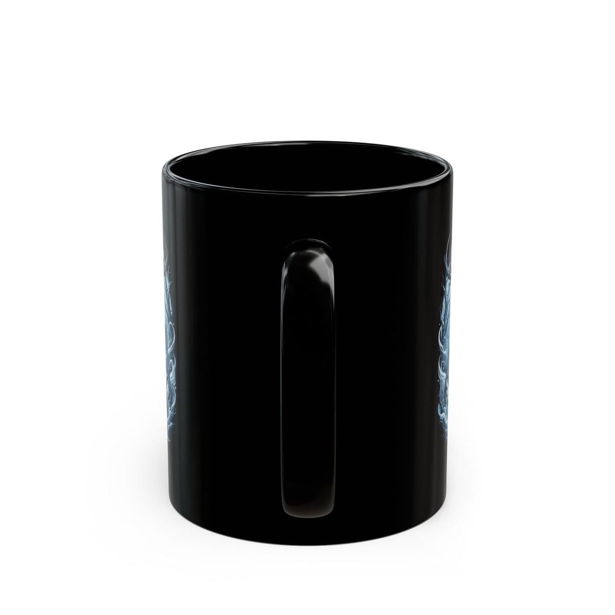 "Wendigo (Algonquian Folklore)" Black Ceramic Mug