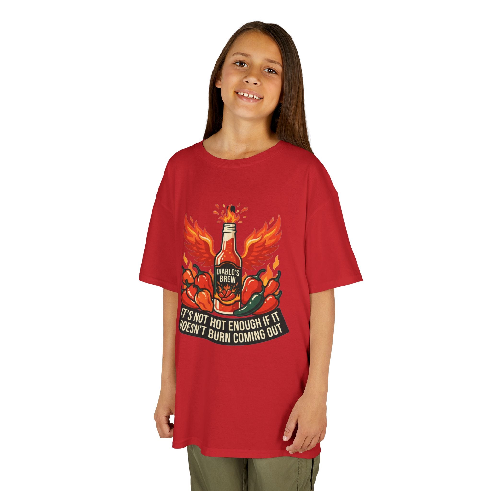 "Burns Coming Out" Kids Tee