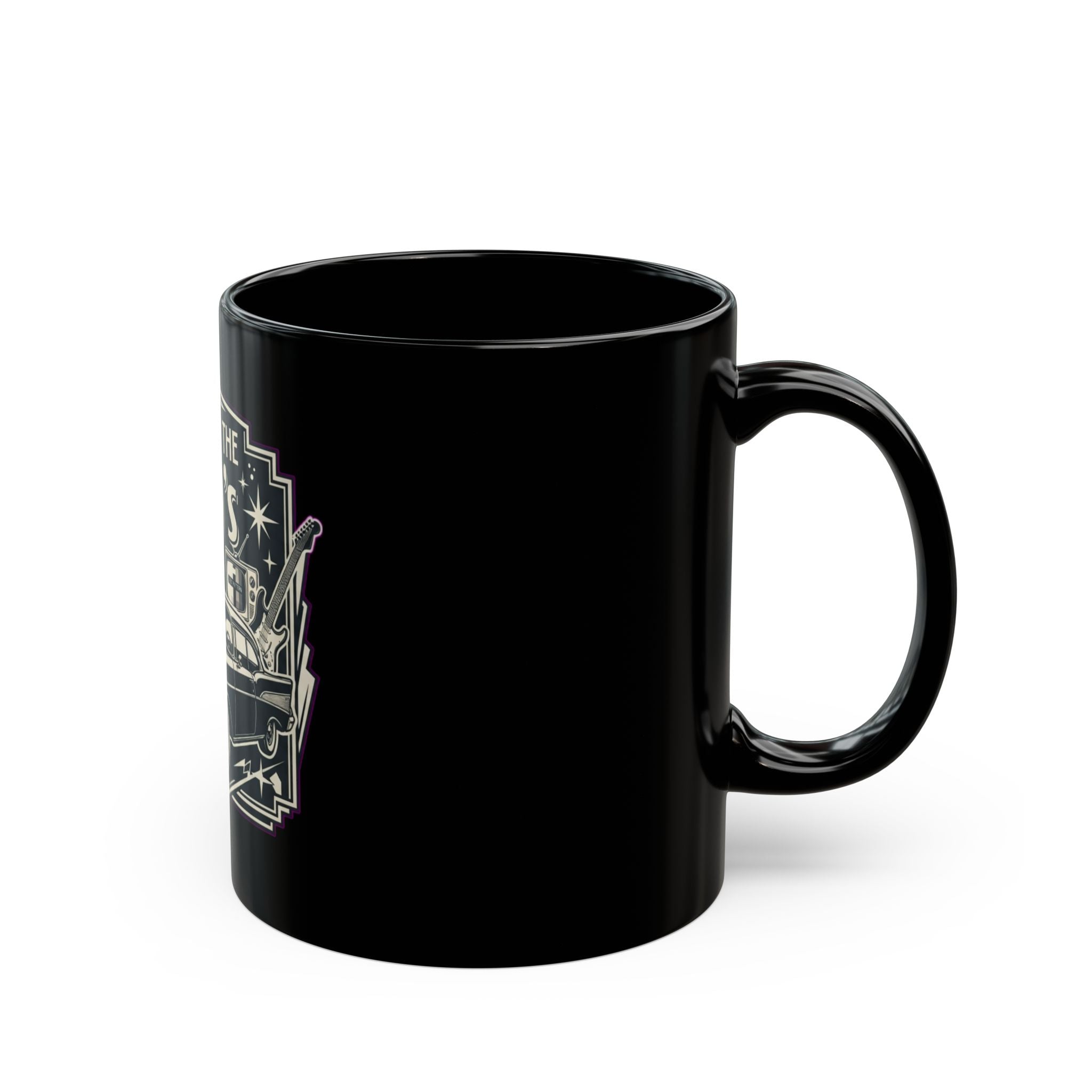 "Made in the 50's" Black Ceramic Mug