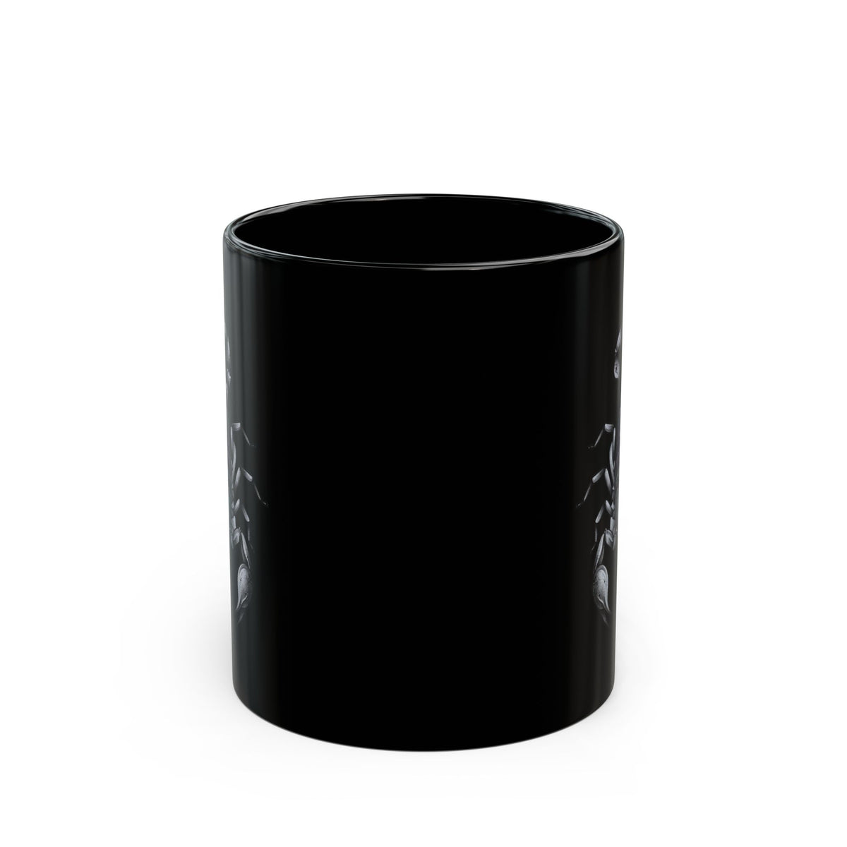 "Scorpio The Mystical Scorpion" Black Ceramic Mug